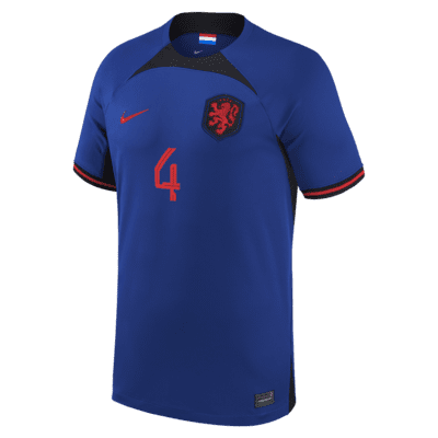 Netherlands National Team 2022/23 Stadium Away (Virgil van Dijk) Big Kids' Nike Dri-FIT Soccer Jersey