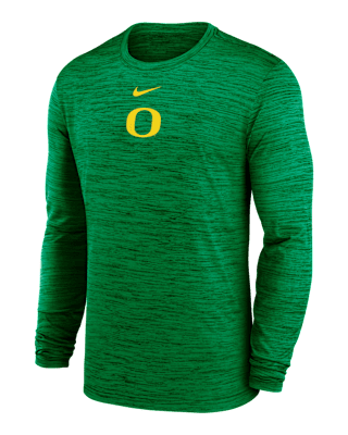Мужская футболка Oregon Sideline Velocity Nike Dri-FIT College Long-Sleeve