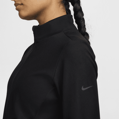 Capa media Dri-FIT de cierre completo para mujer Nike One Rib