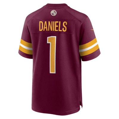 Jersey de fútbol americano Nike NFL Game para hombre Jayden Daniels Washington Commanders