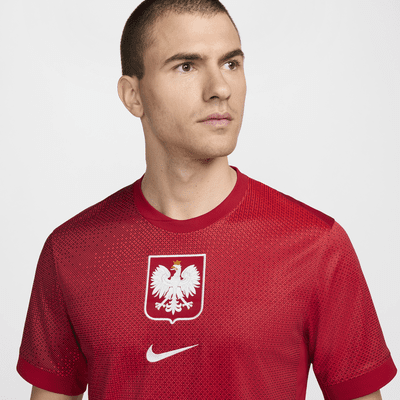 Polen 2024/25 Stadium Away Nike Replica Fußballtrikot mit Dri-FIT-Technologie für Herren