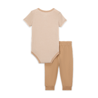 Nike Baby (0-6M) Striped Bodysuit and Joggers Set