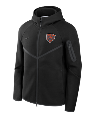 Мужская куртка Chicago Bears Tech Fleece Windrunner Nike NFL Full-Zip Hooded для бега