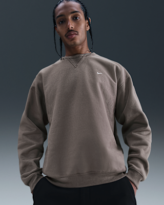 Мужские  Nike Solo Swoosh Fleece Crew