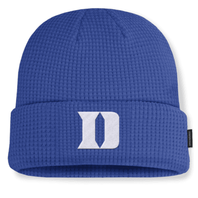 Gorro con dobladillo universitario Nike para hombre Duke Blue Devils Sideline Terra