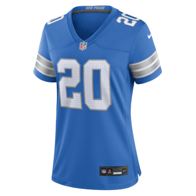 Jersey de fútbol americano Nike de la NFL Game para mujer Barry Sanders Detroit Lions