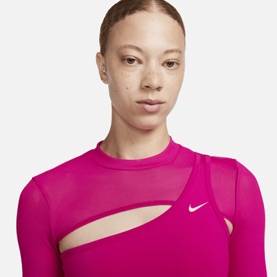 Nike Pro Women's Long-Sleeve Cropped Top