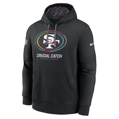 San Francisco 49ers Crucial Catch Club Men's Nike NFL Pullover Hoodie