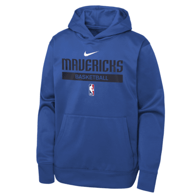 Dallas Mavericks Spotlight Big Kids' Nike Dri-FIT NBA Pullover Hoodie