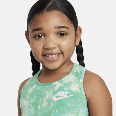 Jumpsuit estampado para niños talla pequeña Nike Club