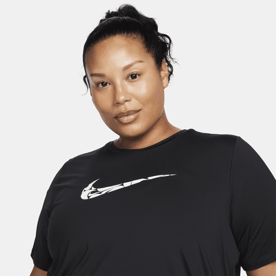 Nike One Swoosh Women's Dri-FIT Short-Sleeve Running Top (Plus Size ...
