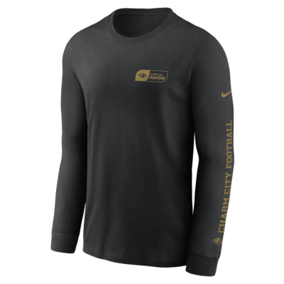 Baltimore Ravens All Out Men's Nike NFL Long-Sleeve T-Shirt