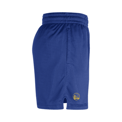 NBA Shorts Warriors Men Vintage Short Stitched Navy Blue