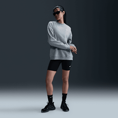Sudadera de cuello redondo holgada para mujer Nike Sportswear Club Fleece
