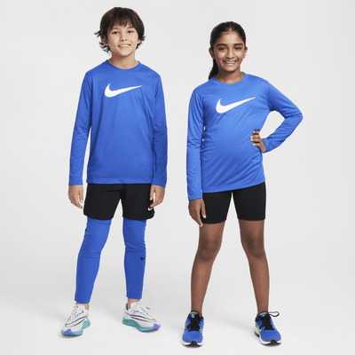 Playera de manga larga Dri-FIT para niño talla grande Nike Legend