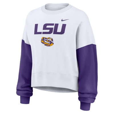 LSU Tigers Primetime Women's Nike College Pullover Crew