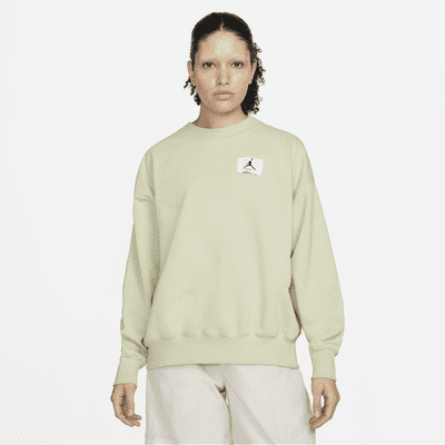Sudadera Jordan Essentials de tejido Fleece con cuello redondo para mujer.  Nike MX