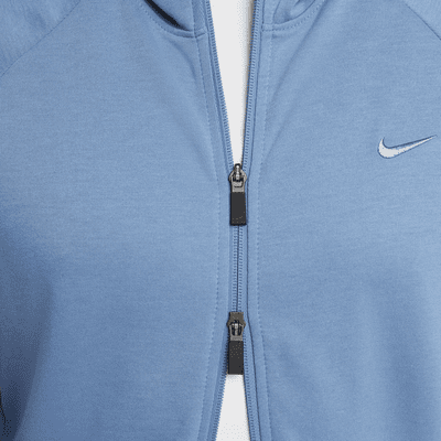 Sudadera con gorro versátil Dri-FIT UV de cierre completo para hombre Nike Primary