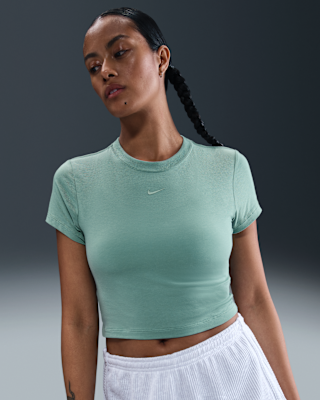 Женская футболка Nike Sportswear Chill Knit Cropped
