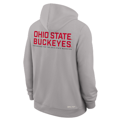 Ohio State Sideline Men's Nike Dri-FIT College Full-Zip Hoodie