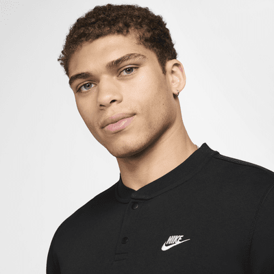 Henley de manga larga para hombre Nike Club