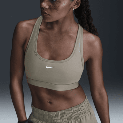 Nike Swoosh Light Support párnázás nélküli női sportmelltartó