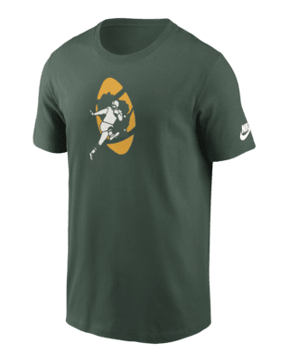 Мужская футболка Green Bay Packers Rewind Logo Essential Nike NFL