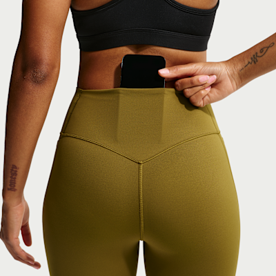 Nike Universa Women's High-Waisted Full-Length Leggings with No Front Seam