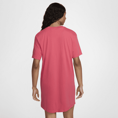 Vestido tipo playera oversized para mujer Nike Sportswear Chill Knit