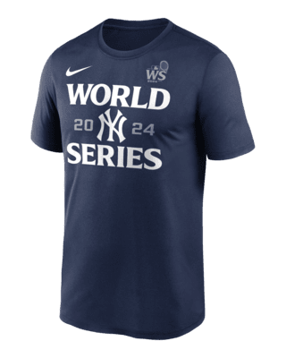 Мужская футболка New York Yankees 2024 World Series Authentic Collection Legend Nike Dri-FIT MLB