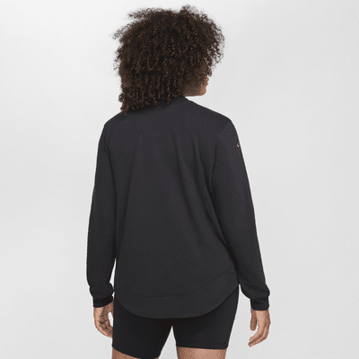 Haut réversible en molleton Nike (M) One pour femme (maternité)