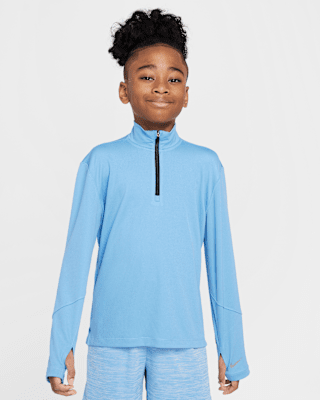 Подростковые  Nike Multi Big Kids' (Boys') Dri-FIT UV Long-Sleeve 1/2-Zip Top