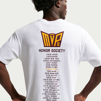 Playera de básquetbol para hombre Nike LeBron "Honor Society"