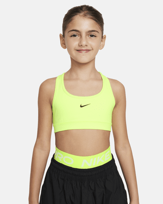 Подростковые  Nike Swoosh Big Kids' (Girls') Sports Bra