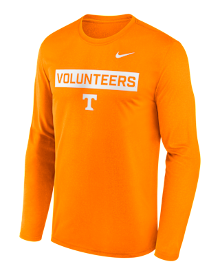 Мужская футболка Tennessee Primetime Legend 2-Hit Nike Dri-FIT College Long-Sleeve