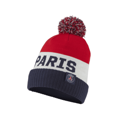 psg white beanie