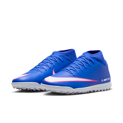 Tacos de fútbol para pasto sintético (turf) de corte high Nike Mercurial Superfly 10 Club