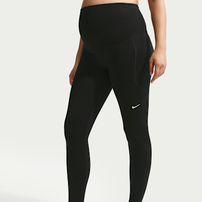 Leggings Nike (M) One i 7/8-längd med hög midja och fickor för kvinnor (Maternity)
