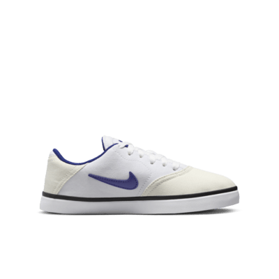 Tenis de skateboarding para niños talla grande Nike SB Check Canvas