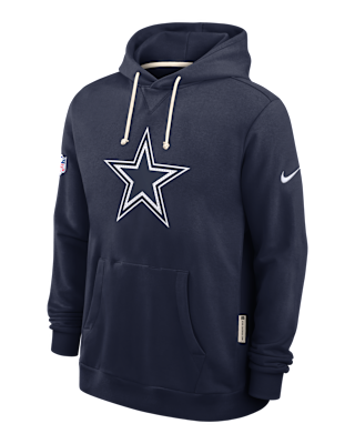 Мужское худи Dallas Cowboys Initial Home Sideline Nike Dri-FIT NFL Pullover Hoodie