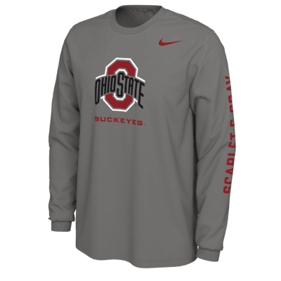 Ohio State Men's Nike College Long-Sleeve T-Shirt. Nike.com