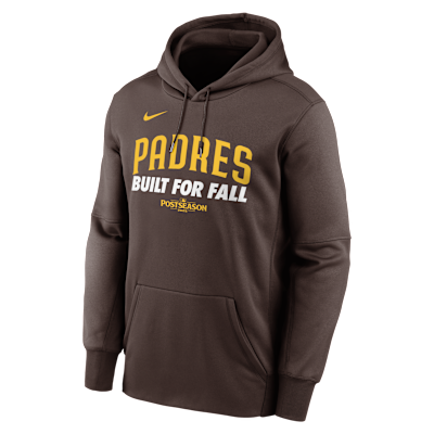 San Diego Padres 2025 Postseason Authentic Collection Men’s Nike Therma MLB Pullover Hoodie