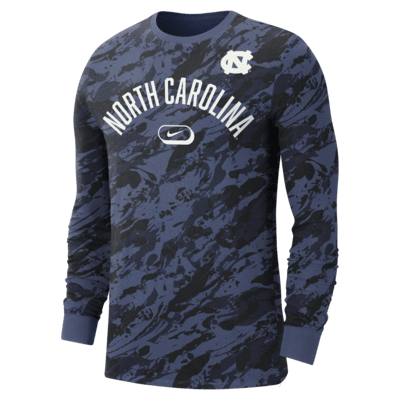 UNC Men's Nike College Crew-Neck Long-Sleeve T-Shirt