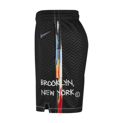 Brooklyn Nets City Edition 2020 Men's Nike NBA Swingman Shorts