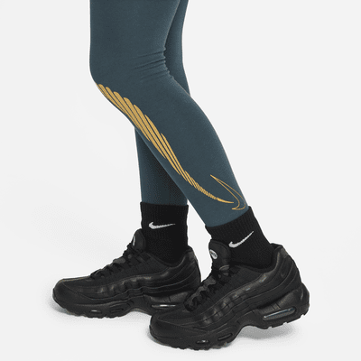 Nike Sportswear Favorites 大童 (女童) 高腰內搭褲