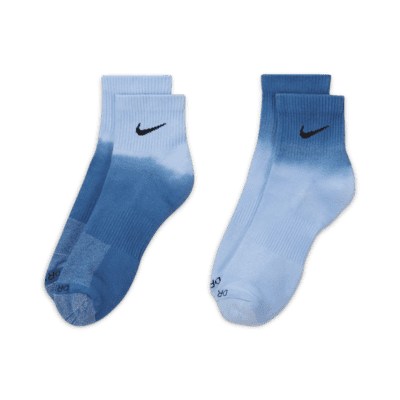 nike blue ankle socks