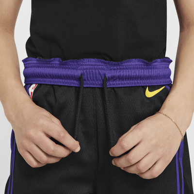 Los Angeles Lakers 2023/24 City Edition Older Kids' Nike Dri-FIT NBA Swingman Shorts