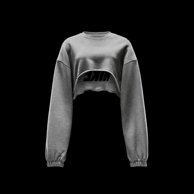 Nike Sportswear oversized bolero van sweatstof voor dames