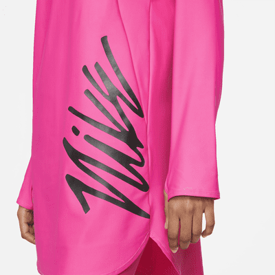 Nike Victory Logo Schwimm-Tunika mit durchgehendem Schutz für Damen