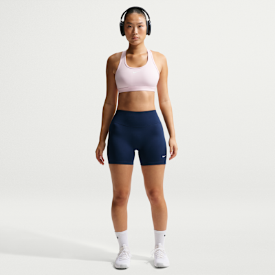 Nike One Bike Shorts mit hohem Bund für Damen (ca. 12,5 cm)